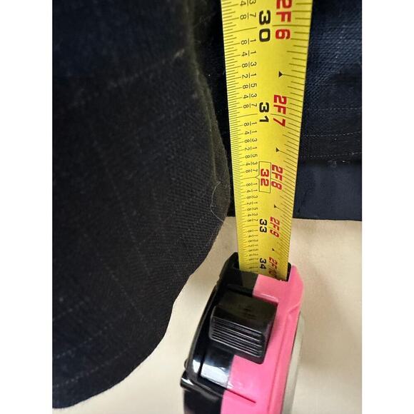 Ralph Lauren Men's Navy Blue Grey Wool Cashmere Blend Blazer Jacket Size 44L - Picture 10 of 13